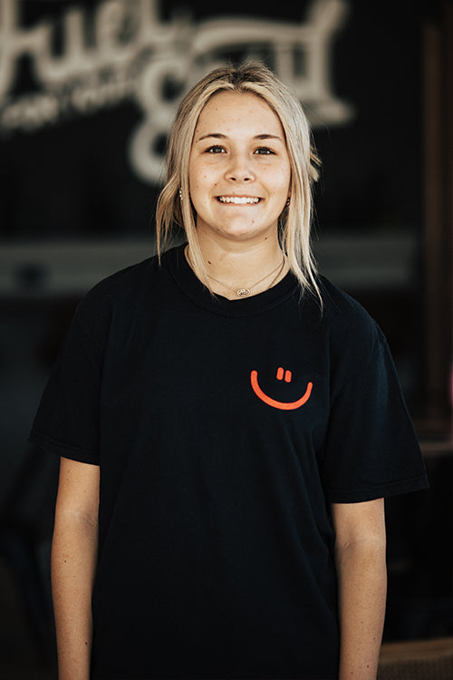 Smiley Shadrachs Coffee Tee